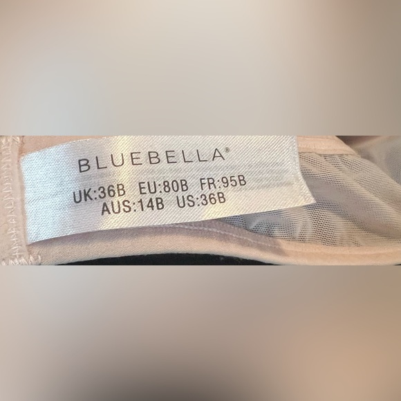Bluebella Priscilla Bra, thong and detachable harness in Pale Pink NWT - Picture 8 of 14